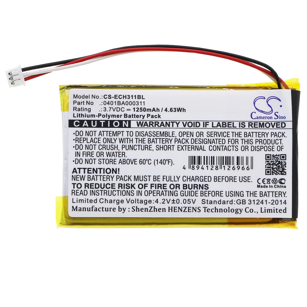 Compatible battery replacement for Elca 0401BA000311