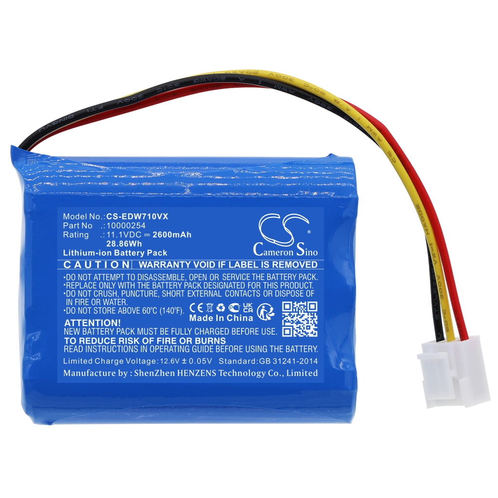 Compatible battery replacement for Ecovacs 10000254