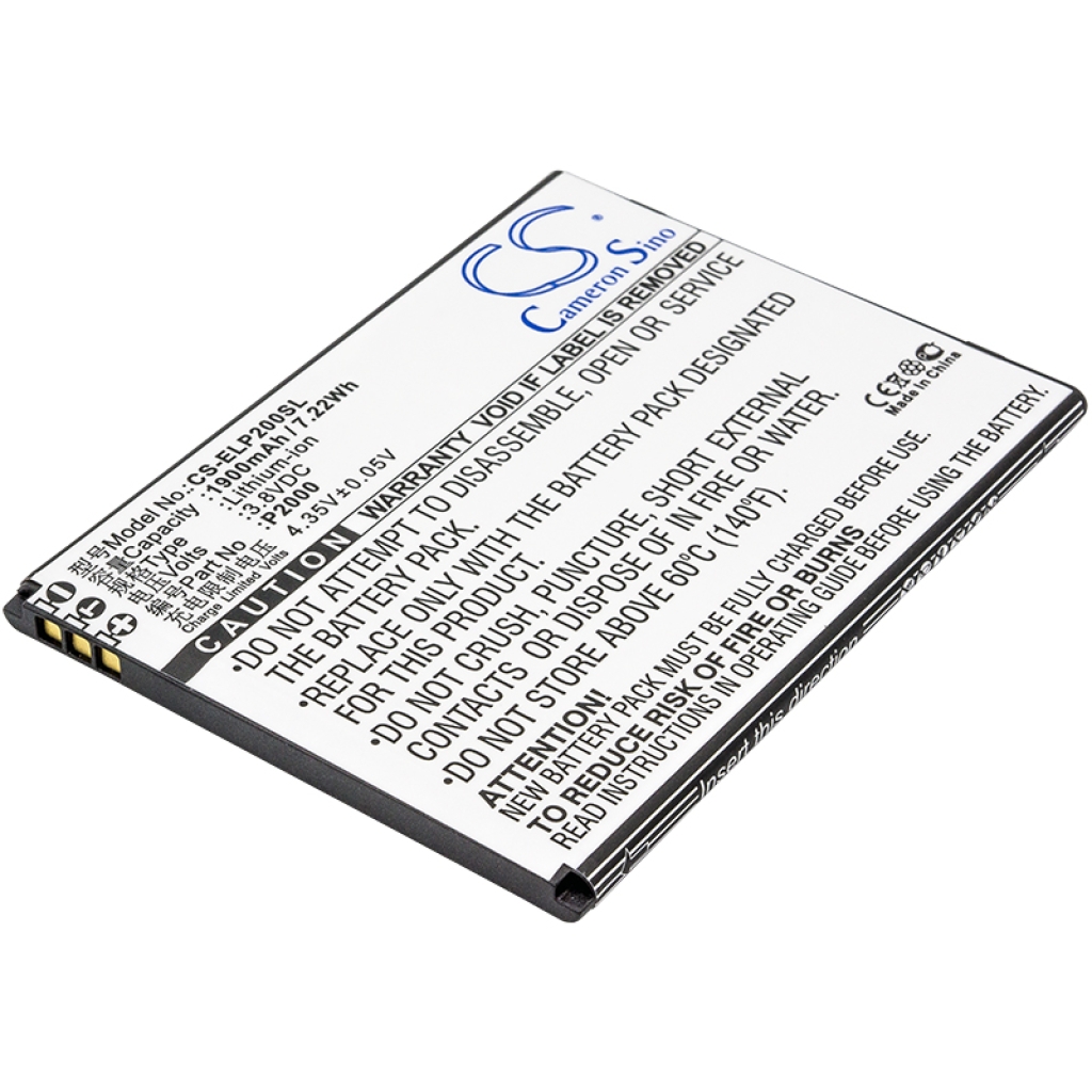 Compatible battery replacement for Elephone P2000