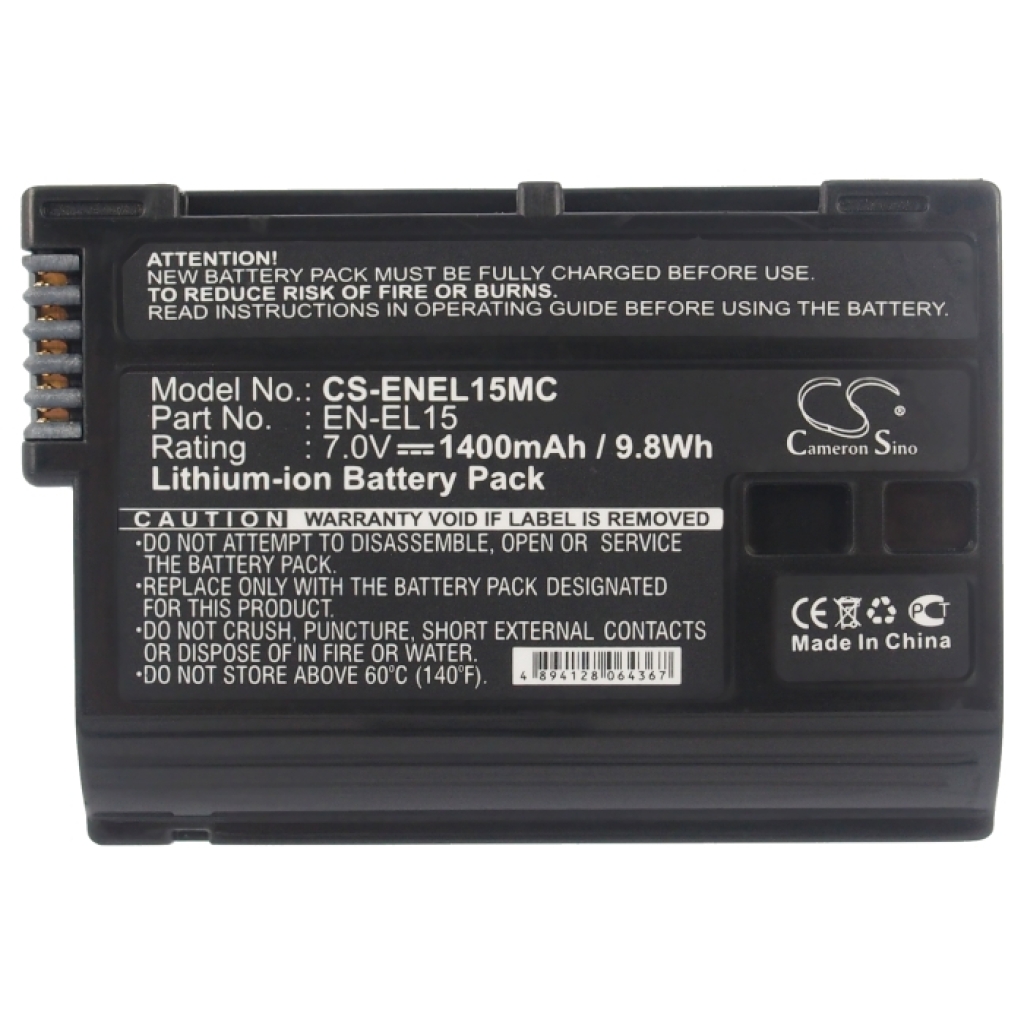 Battery Replaces EN-EL15A