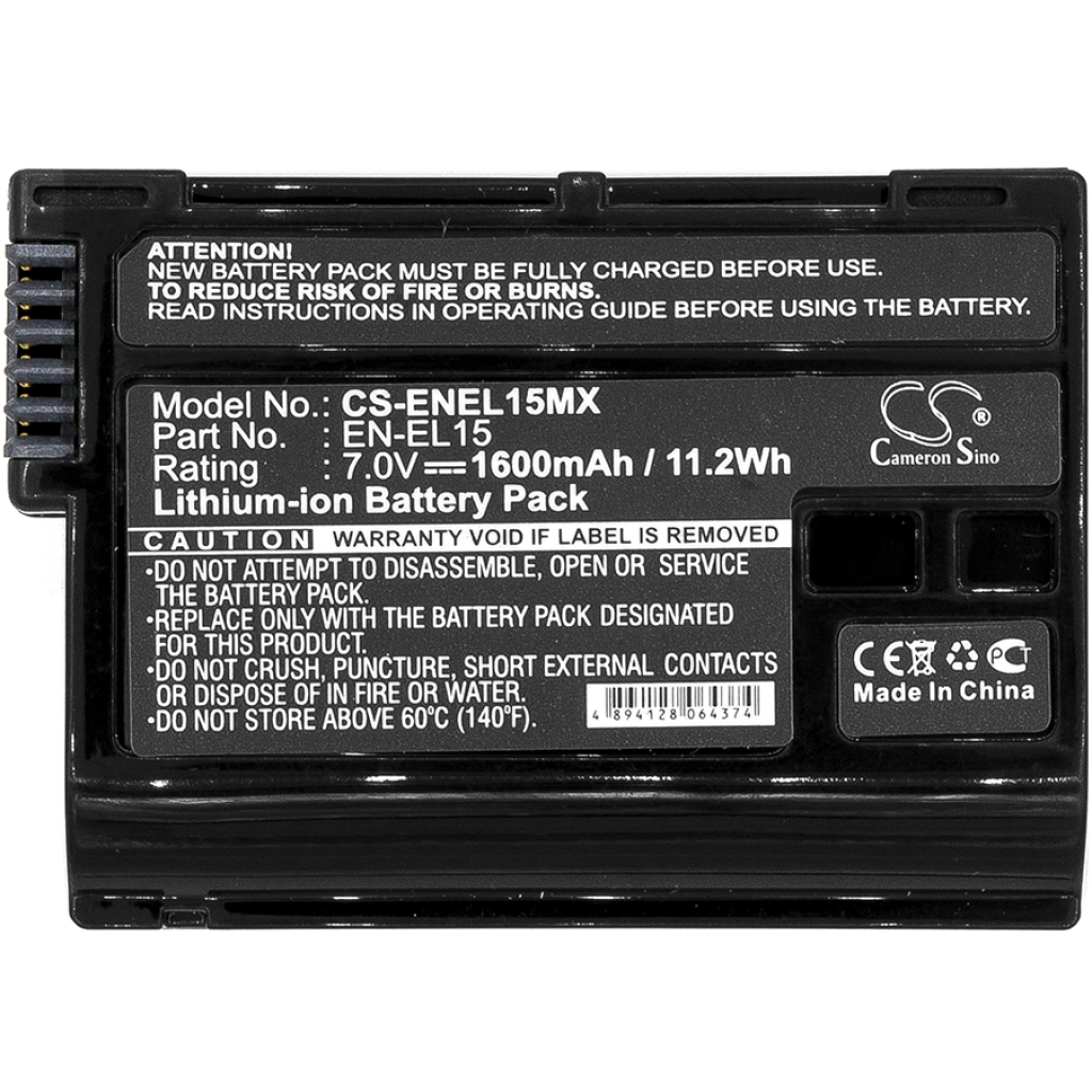 Camera Battery Nikon CS-ENEL15MX