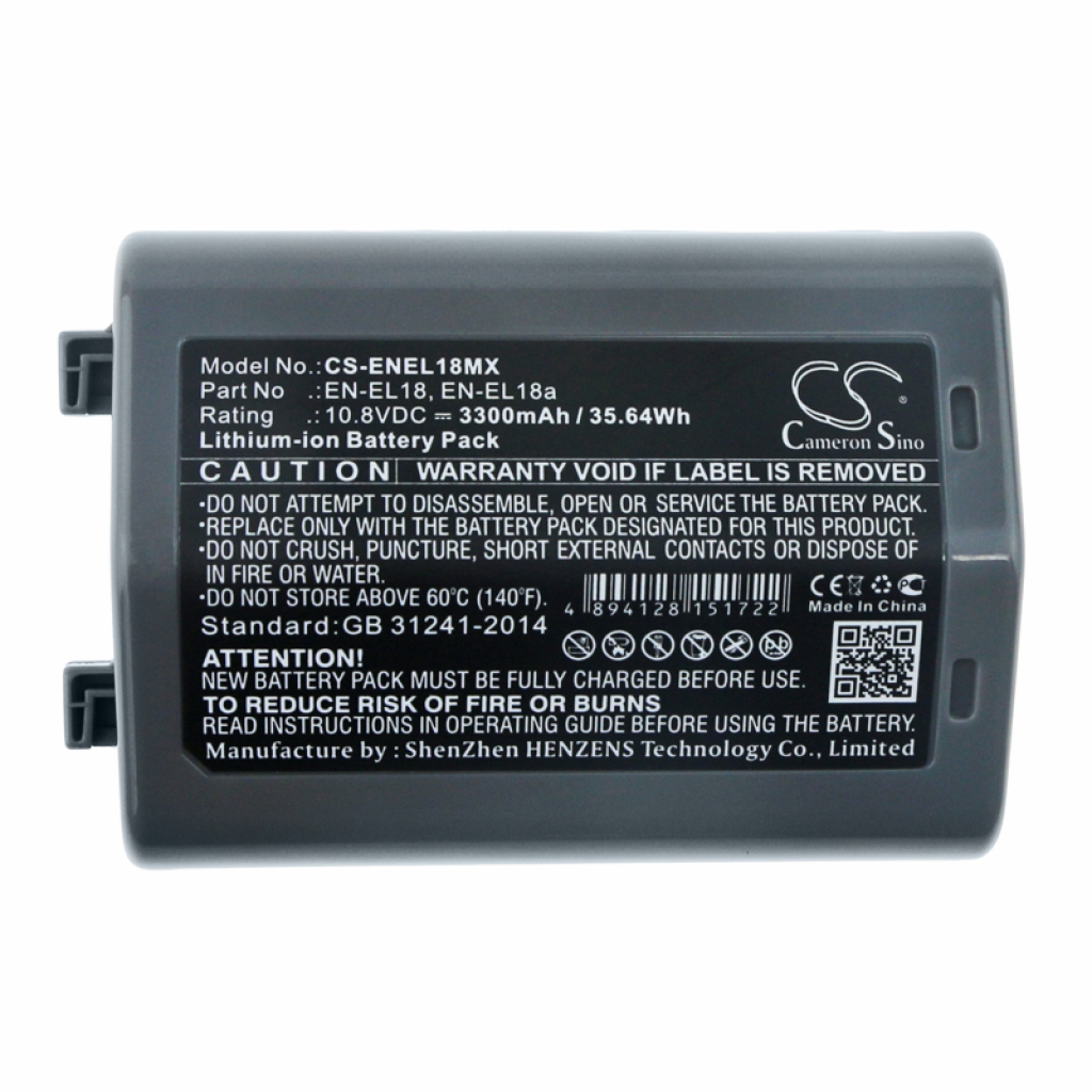 Camera Battery Nikon CS-ENEL18MX