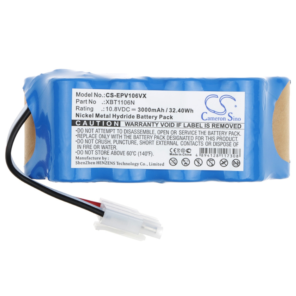 Compatible battery replacement for Shark XBT1106N