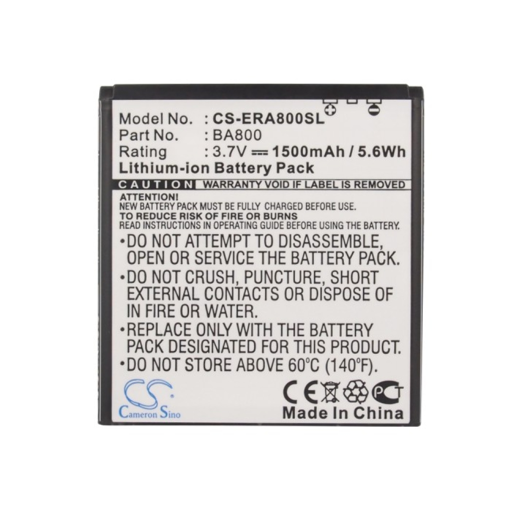 Batterie de téléphone portable Sony Ericsson Xperia Arc S