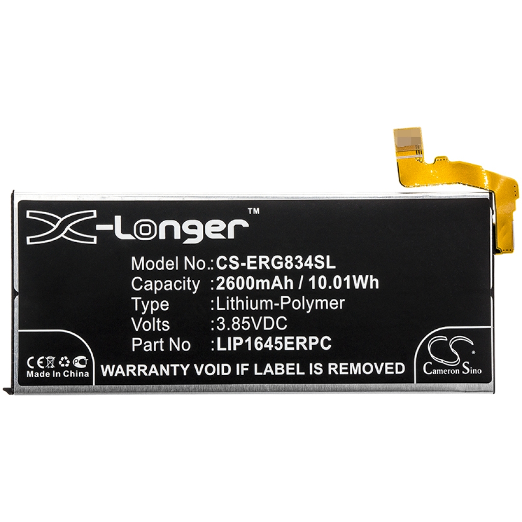 Remplacement de batterie compatible pour Sony LIP1645ERPC