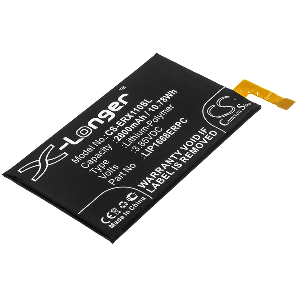 Compatible battery replacement for Sony LIP1668ERPC