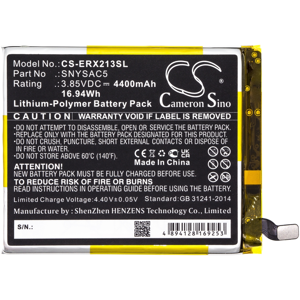 Mobile Phone Battery Sony CS-ERX213SL