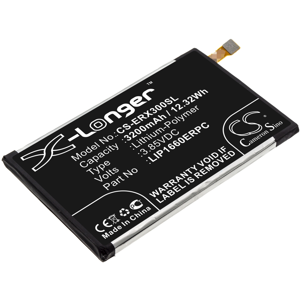 Remplacement de batterie compatible pour Sony LIP1660ERPC