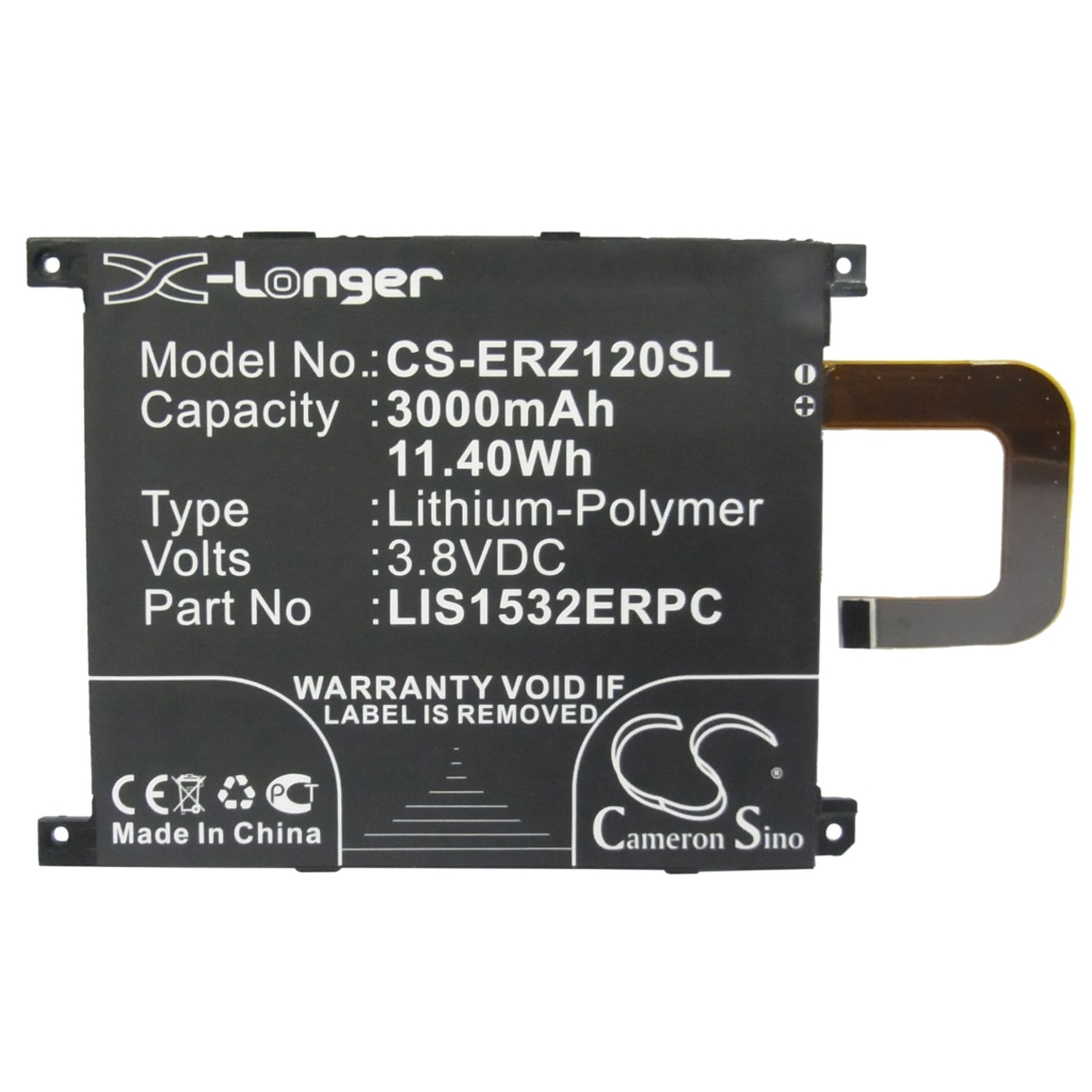 Compatible battery replacement for Sony Ericsson LIS1532ERPC