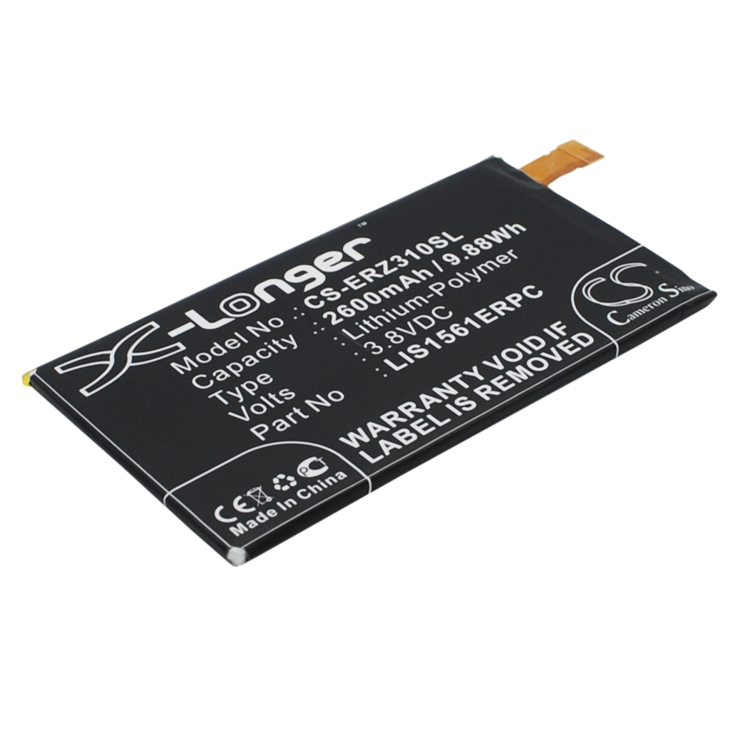 Compatible battery replacement for Sony Ericsson LIS1561ERPC