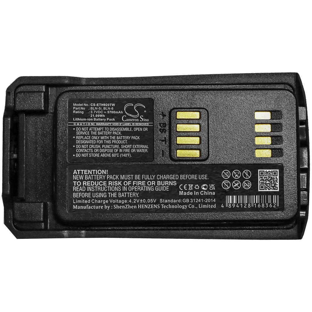 Batterie radio bidirectionnelle Nokia CS-ETH920TW