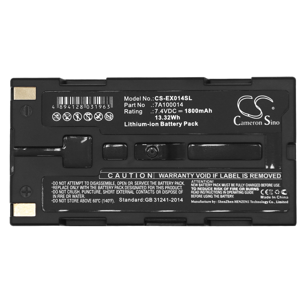 Batterie d'imprimante Extech CS-EX014SL