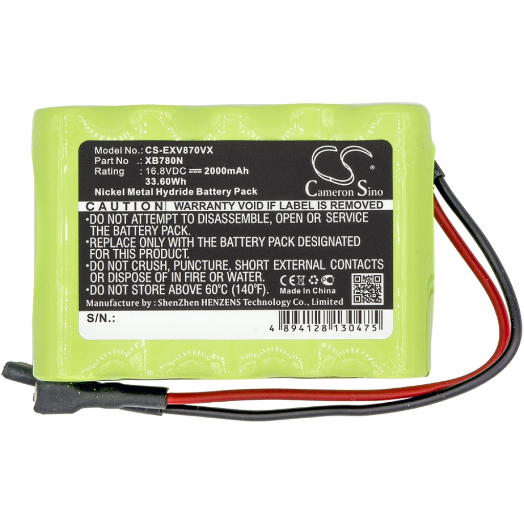 Compatible battery replacement for Euro Pro XB780N