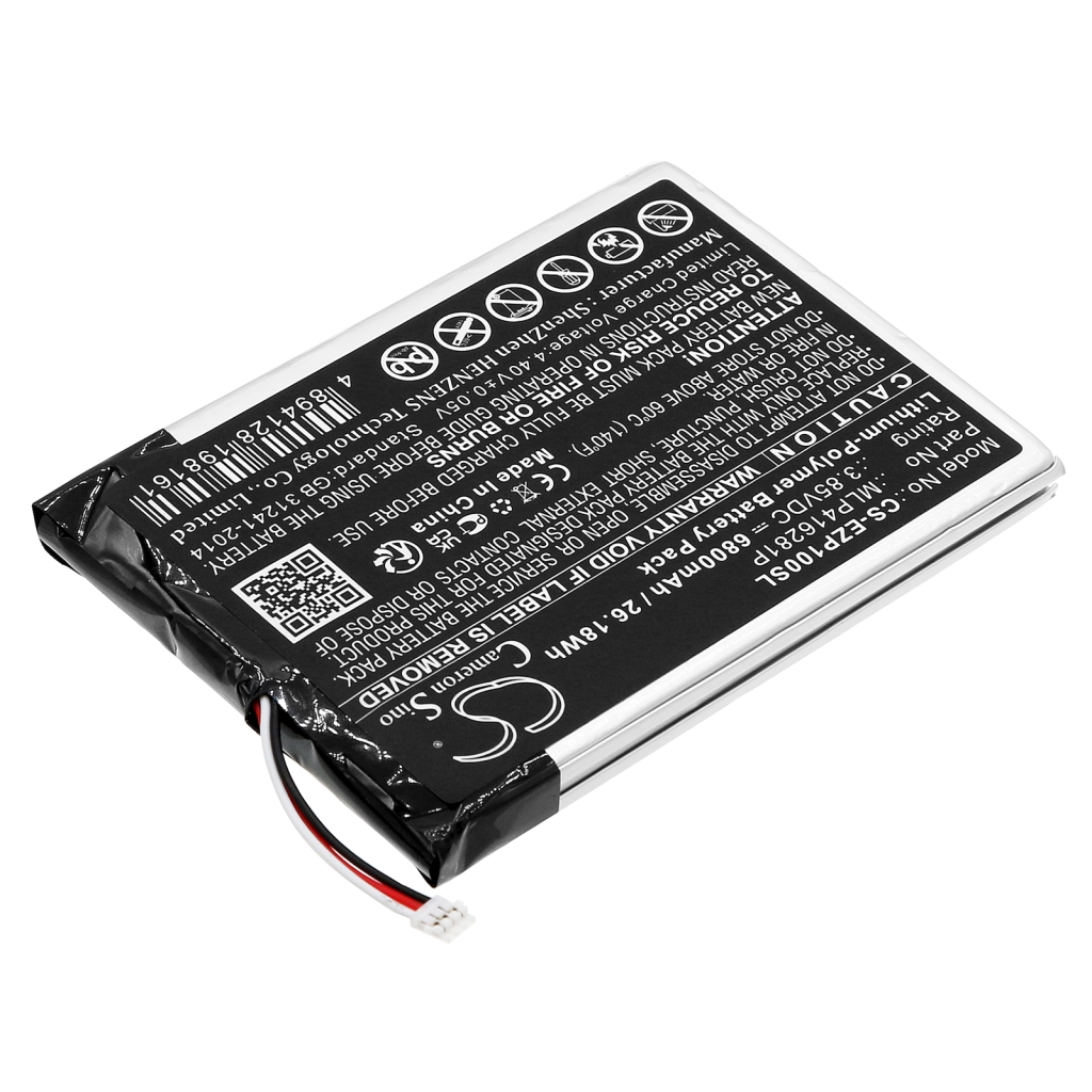 Remplacement de batterie compatible pour Ezviz MLP416281P