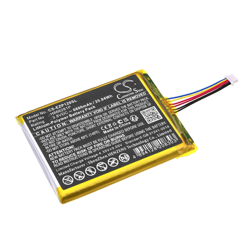 Remplacement de batterie compatible pour Ezviz H866281P