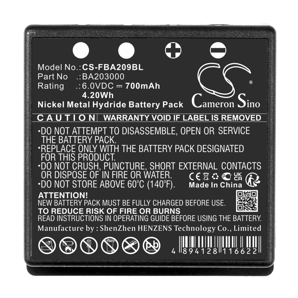 Batteries Remplace BA209000