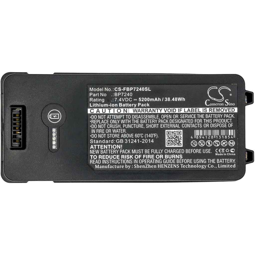 Compatible battery replacement for Fluke BP7240