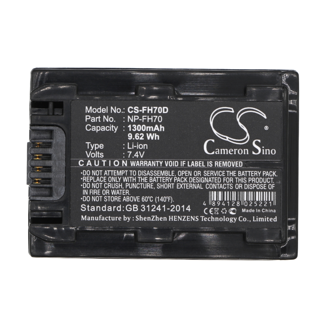 Camera Battery Sony DCR-SR210E