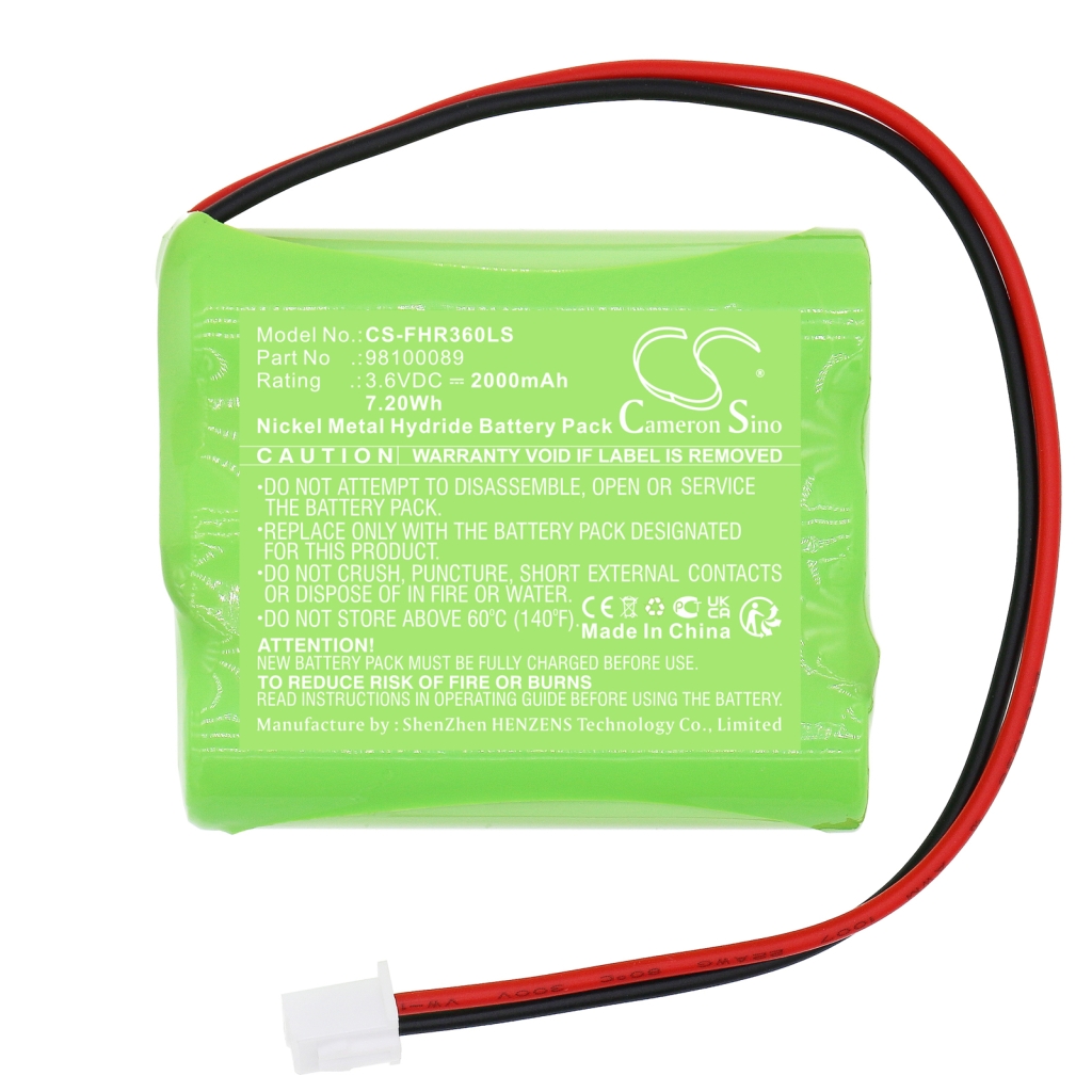 Compatible battery replacement for Fischer 98100089