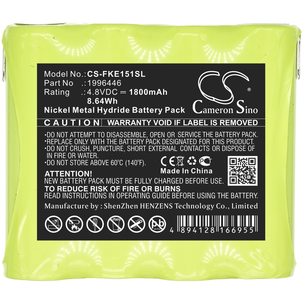 Compatible battery replacement for Fluke 1996446