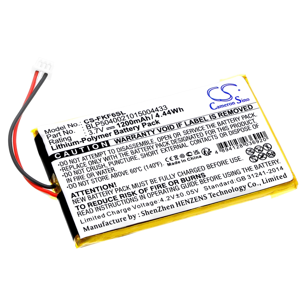 Compatible battery replacement for FALK BLP5040021015004433