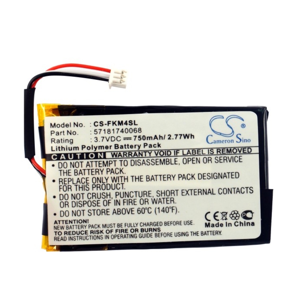 Compatible battery replacement for FALK 57181740068