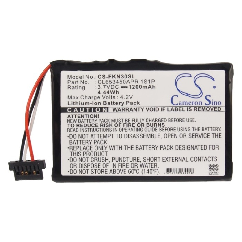 Compatible battery replacement for FALK CL653450APR 1S1P