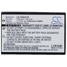 Remplacement de batterie compatible pour YAESU BC-8260,BP-244,E-DC-21,FNB-82LI,MLB-1000...