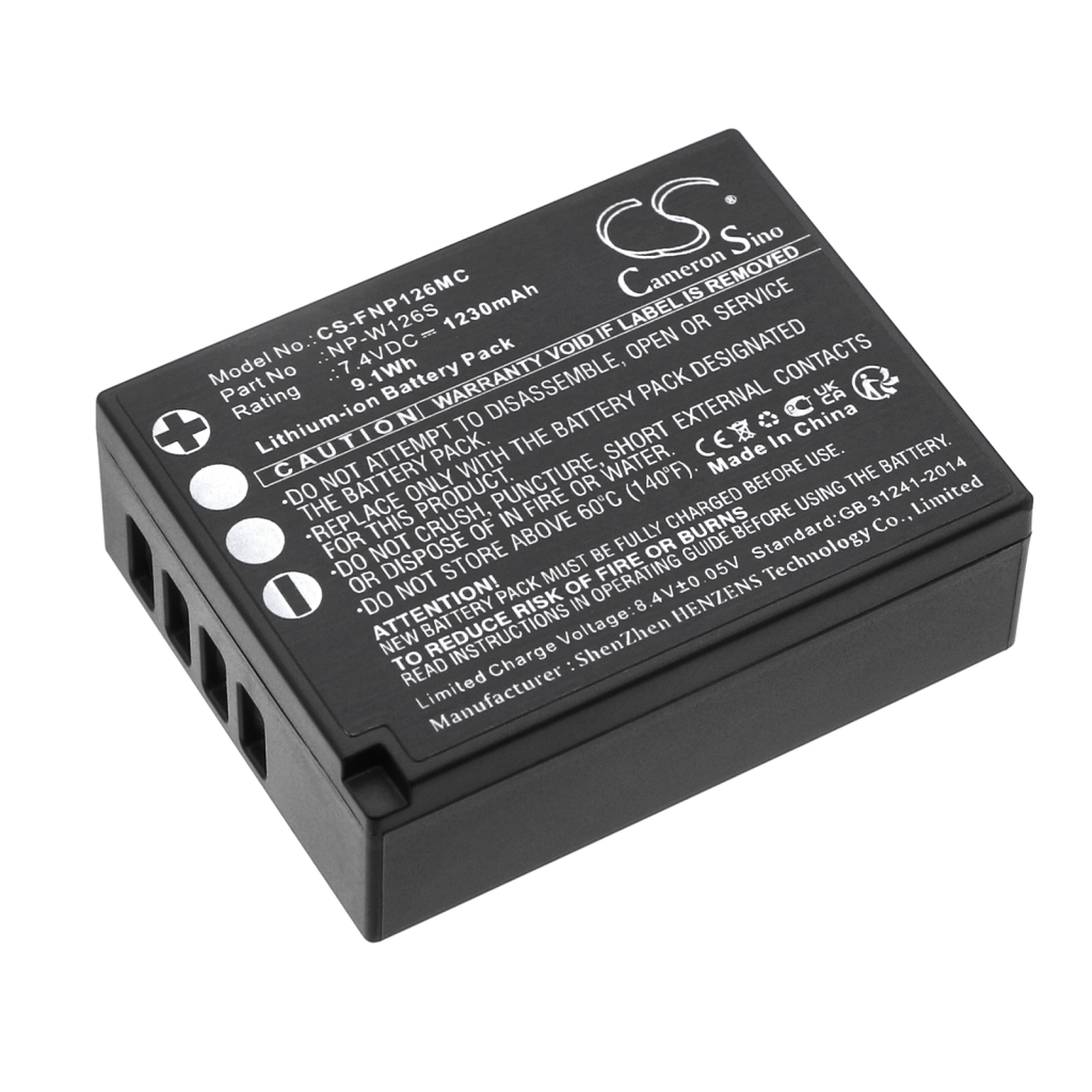 Battery Replaces NP-W126S