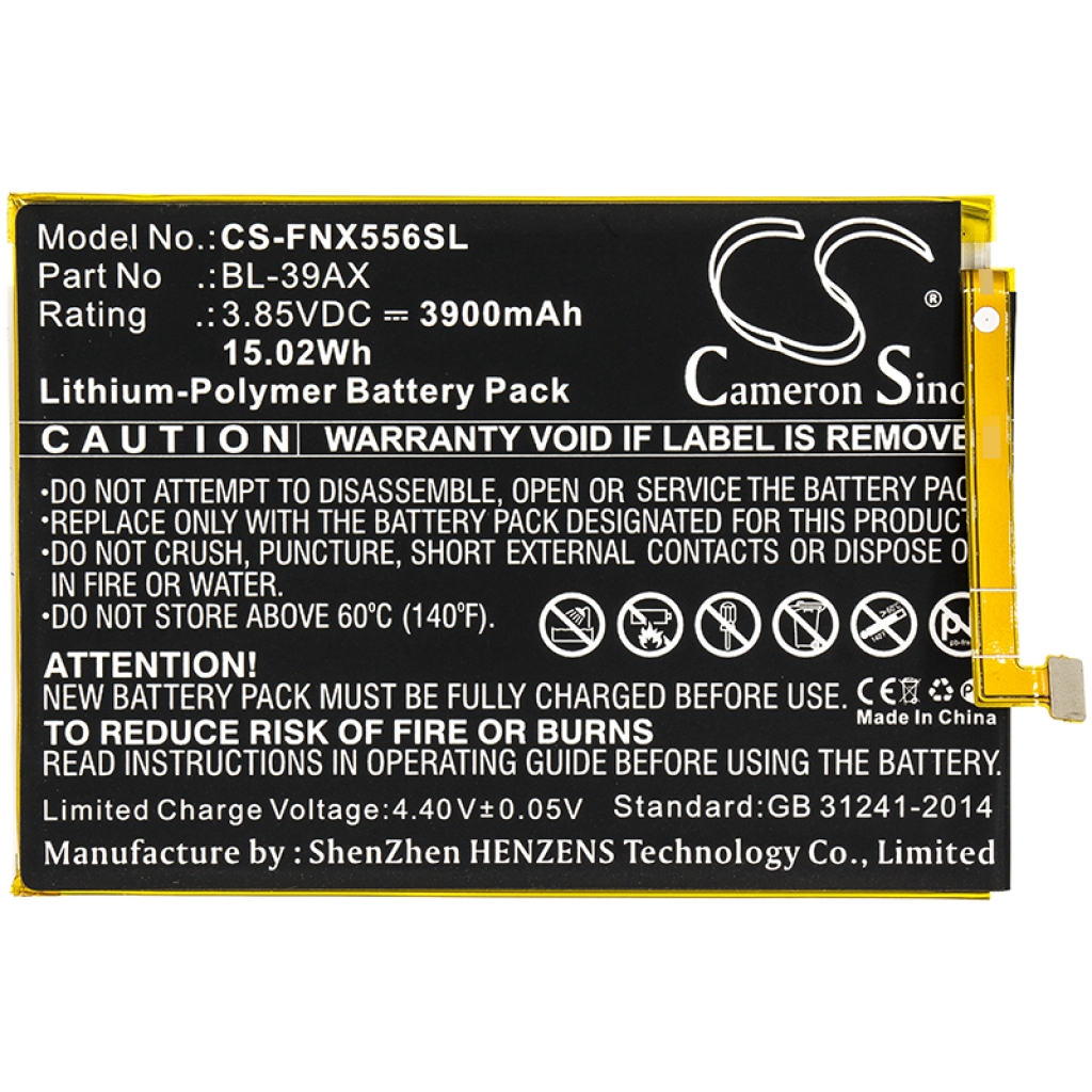 Batterie de téléphone portable Infinix CS-FNX556SL