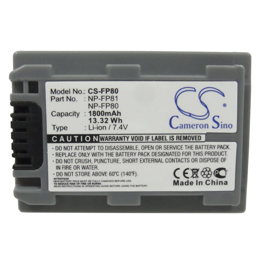 Camera Battery Sony CS-FP80