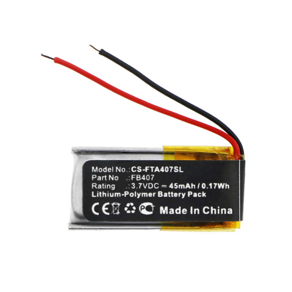 Compatible battery replacement for Fitbit FB407