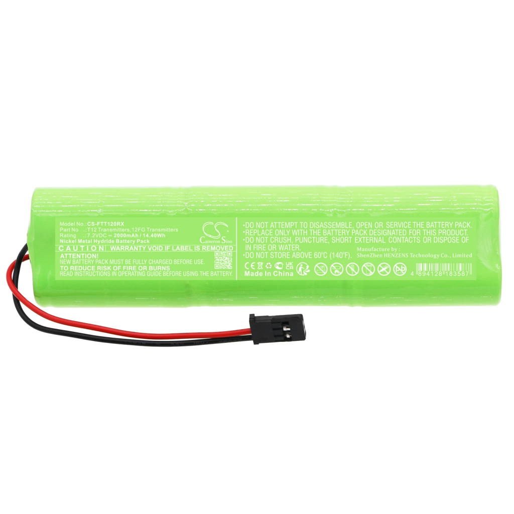 Compatible battery replacement for Futaba 