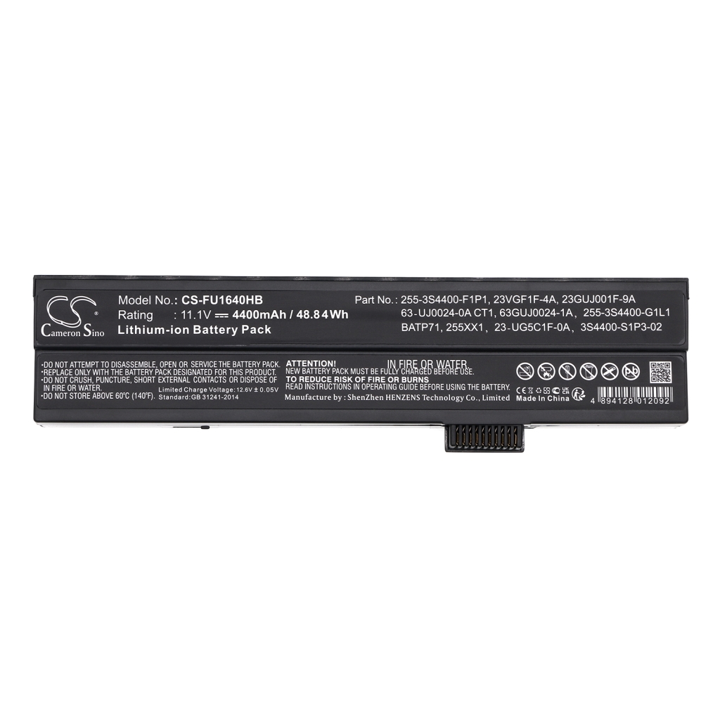 Battery Replaces 3S4400-S1P3-02