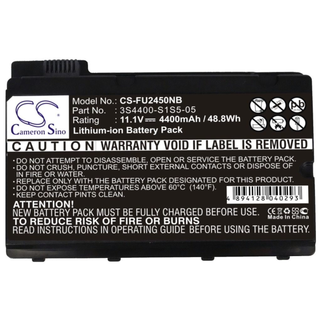 Batterie pour ordinateur portable Fujitsu Amilo Pi2550