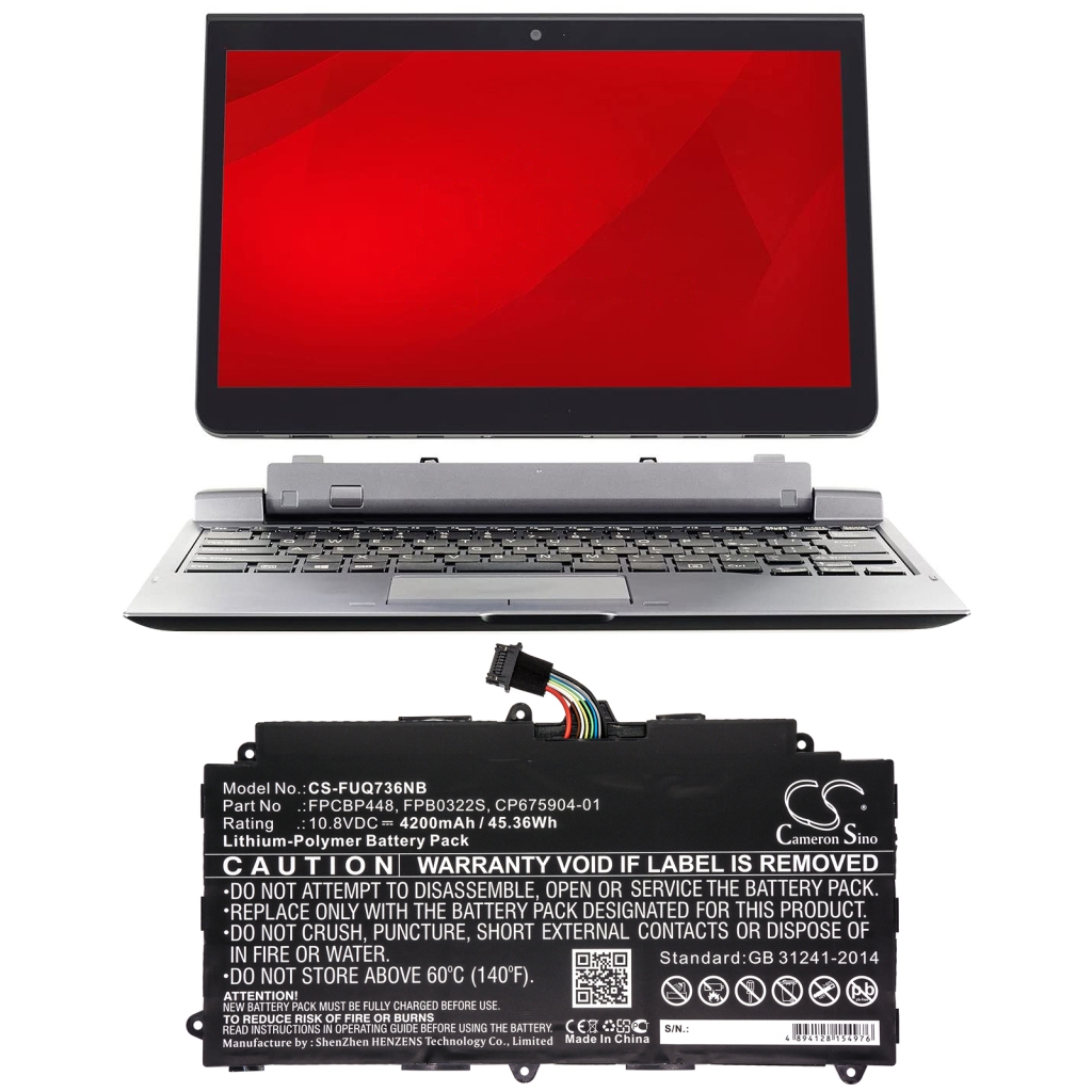 Notebook battery Fujitsu CS-FUQ736NB