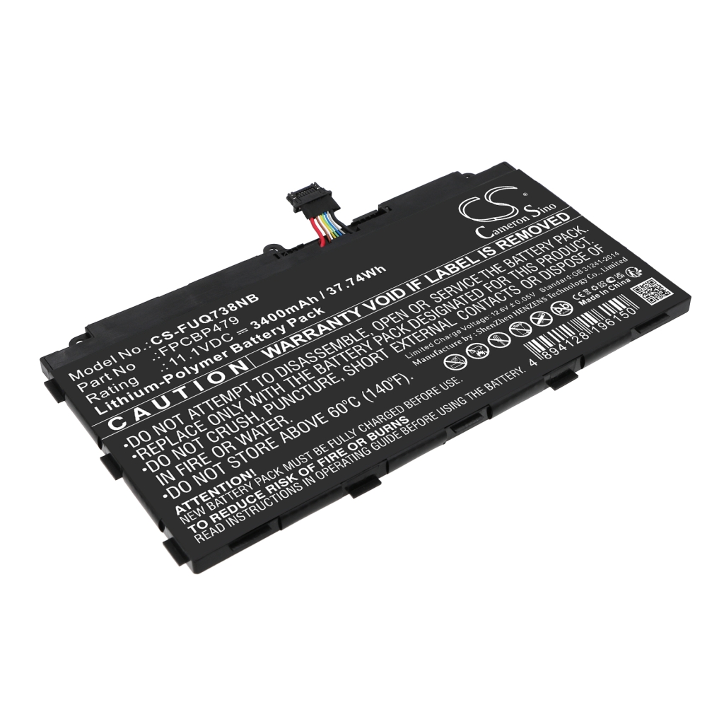 Batterie pour ordinateur portable Fujitsu CS-FUQ738NB