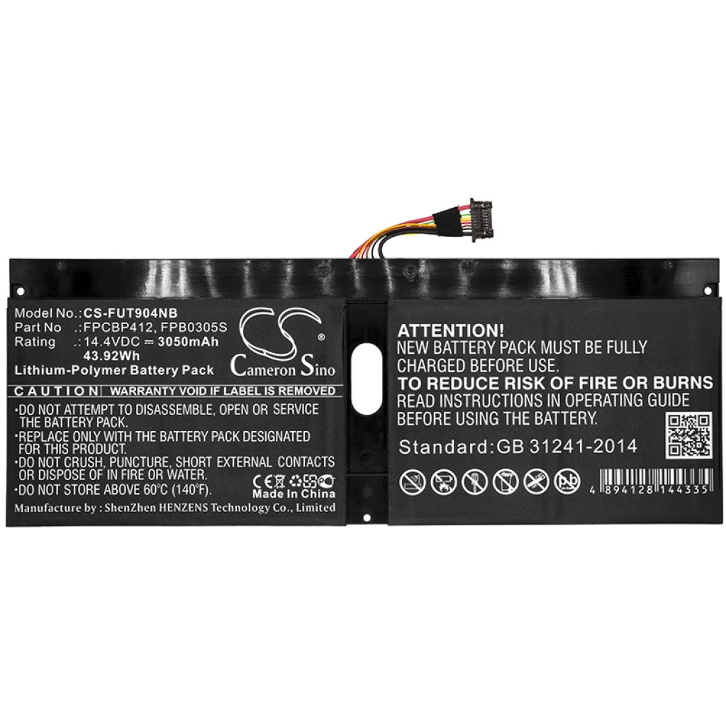 Batterie pour ordinateur portable Fujitsu CS-FUT904NB