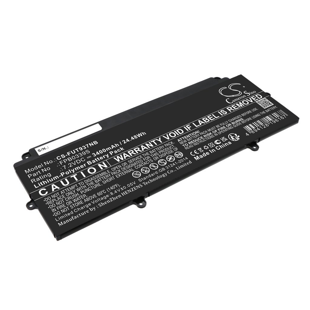 Batterie pour ordinateur portable Fujitsu CS-FUT937NB