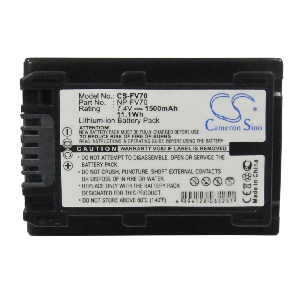 Batterie de l'appareil photo Sony DCR-SR67E (CS-FV70)