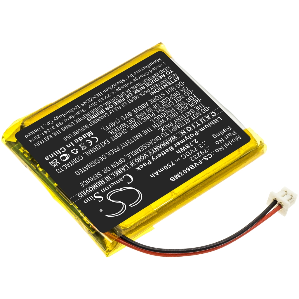 Compatible battery replacement for Floureon 79232