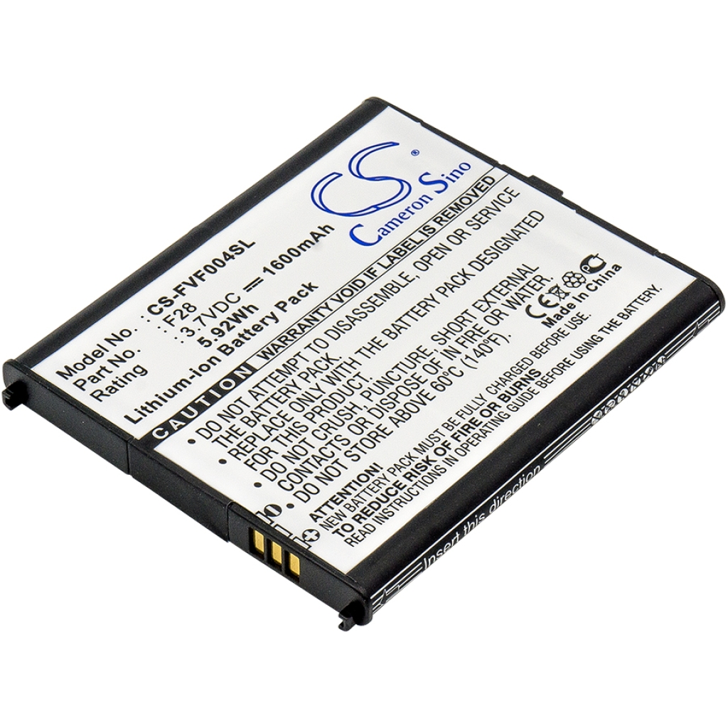 Compatible battery replacement for FUJITSU F28