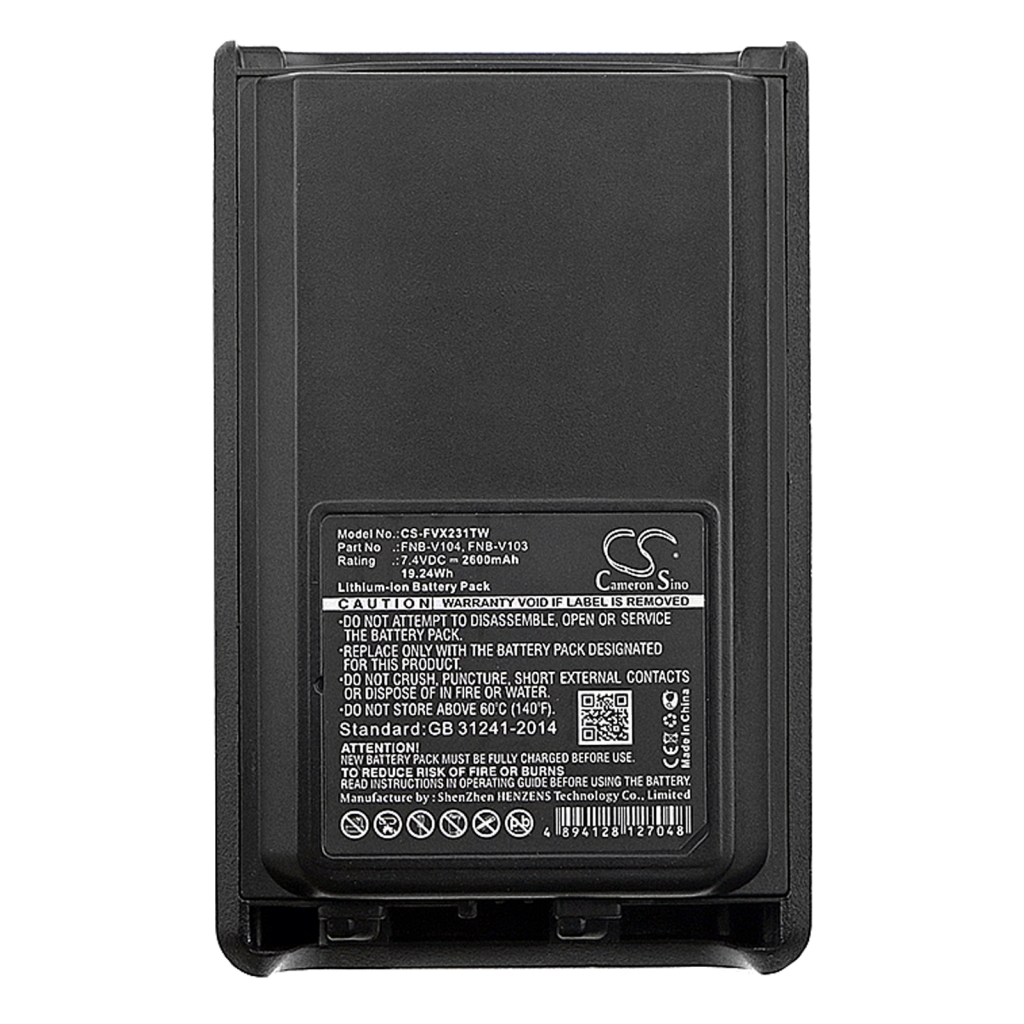 Batteries Remplace FNB-V104LI