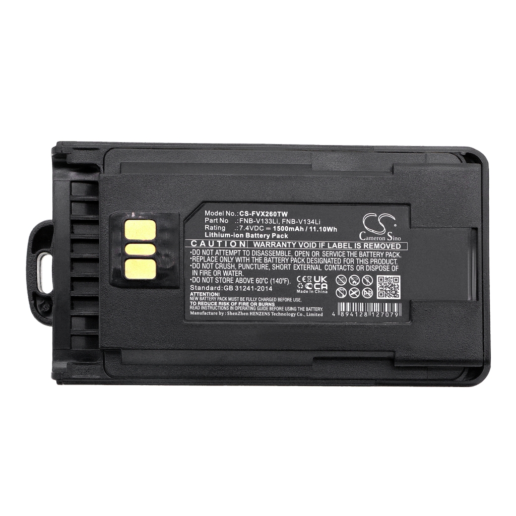 Batteries Remplace FNB-V133Li