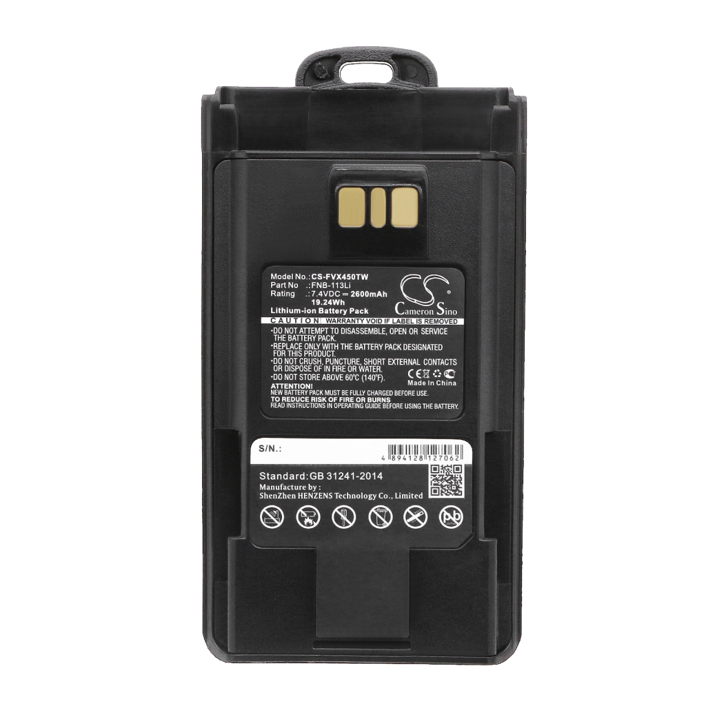 Batterie radio bidirectionnelle Motorola EVX-531