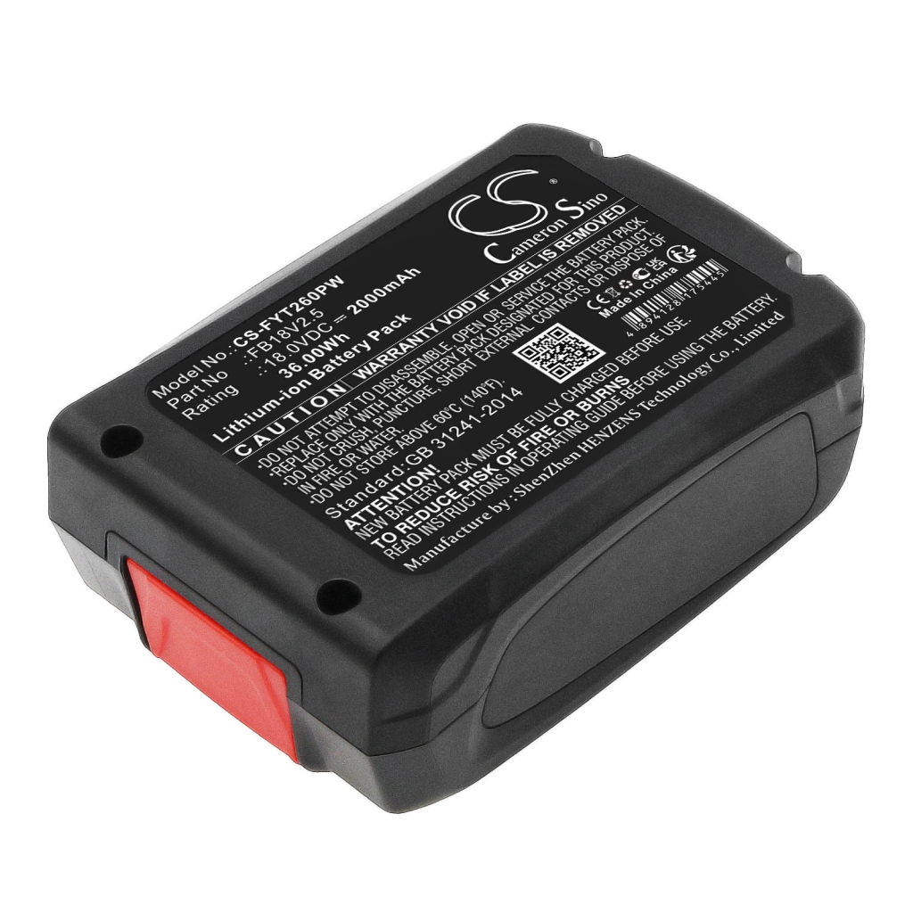 Remplacement de batterie compatible pour Flymo FB18V2.5