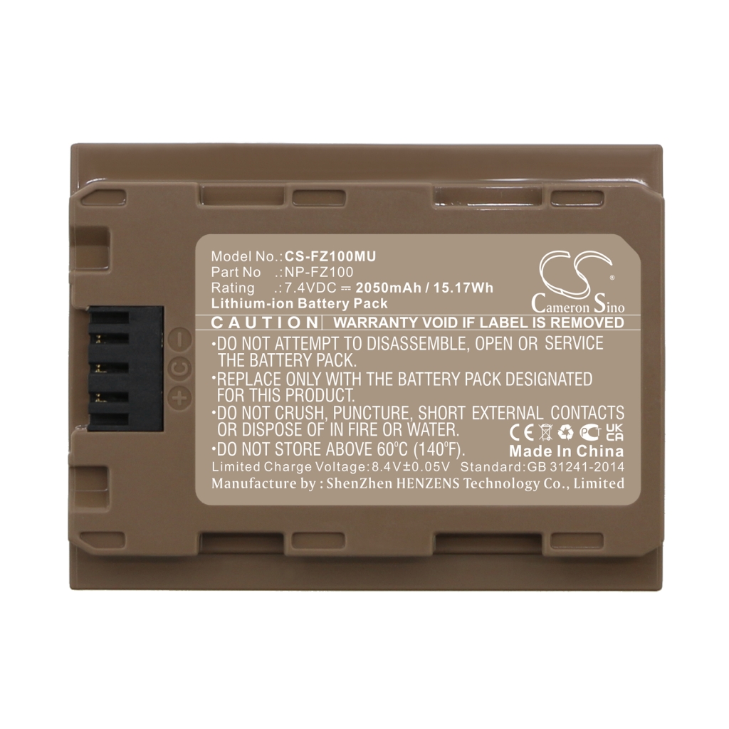 Battery Replaces NP-FZ100