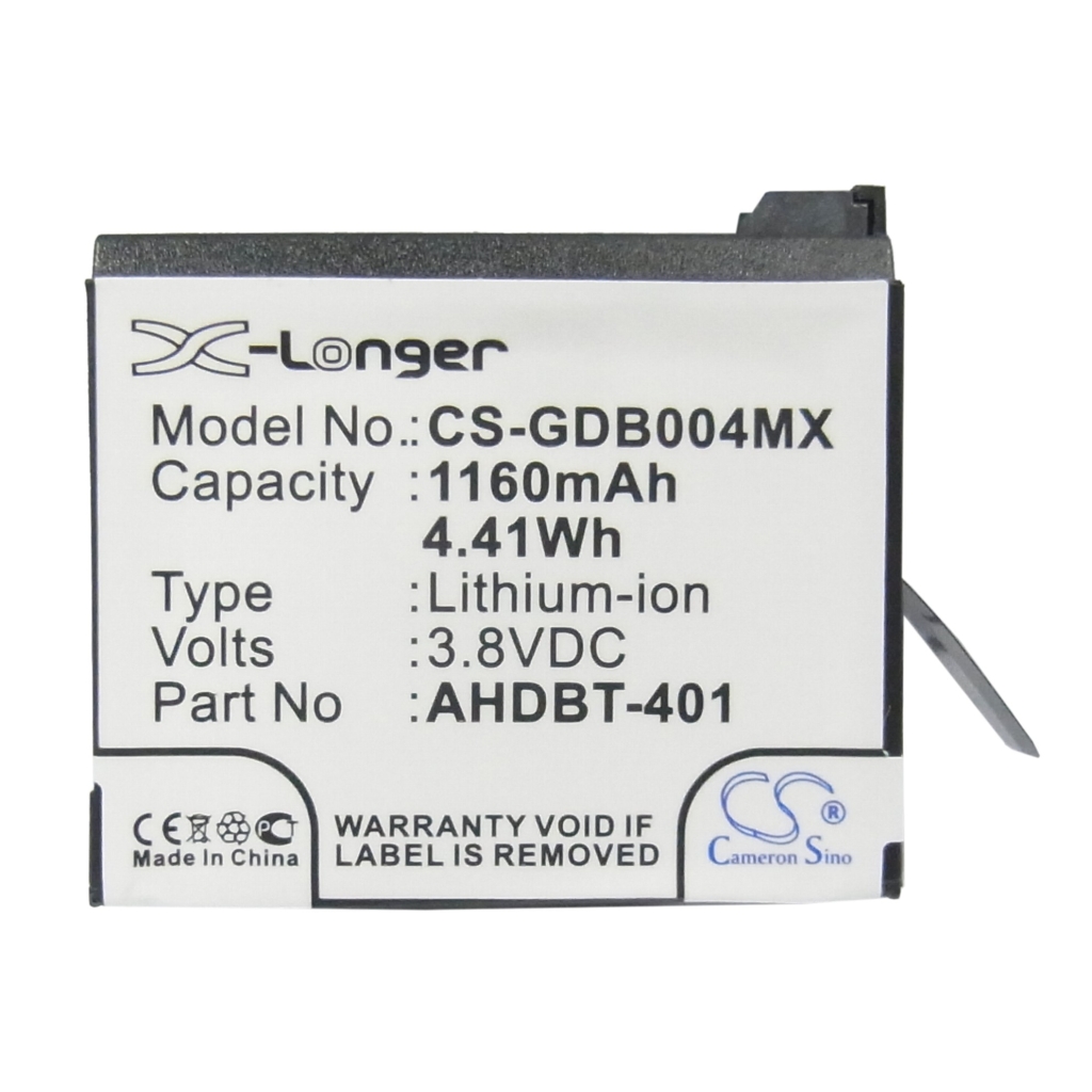 Batterie de la télécommande GoPro CS-GDB004MX