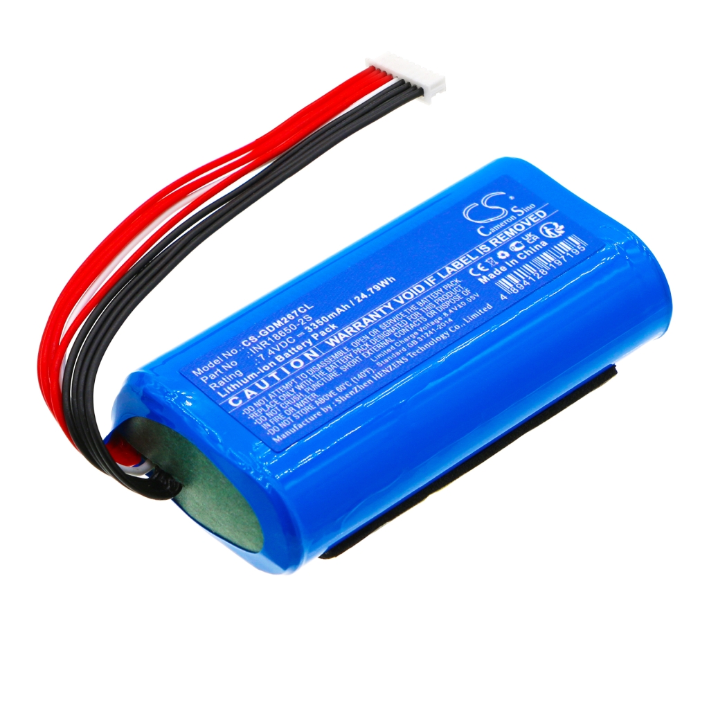 Speaker Battery Monster CS-GDM267CL