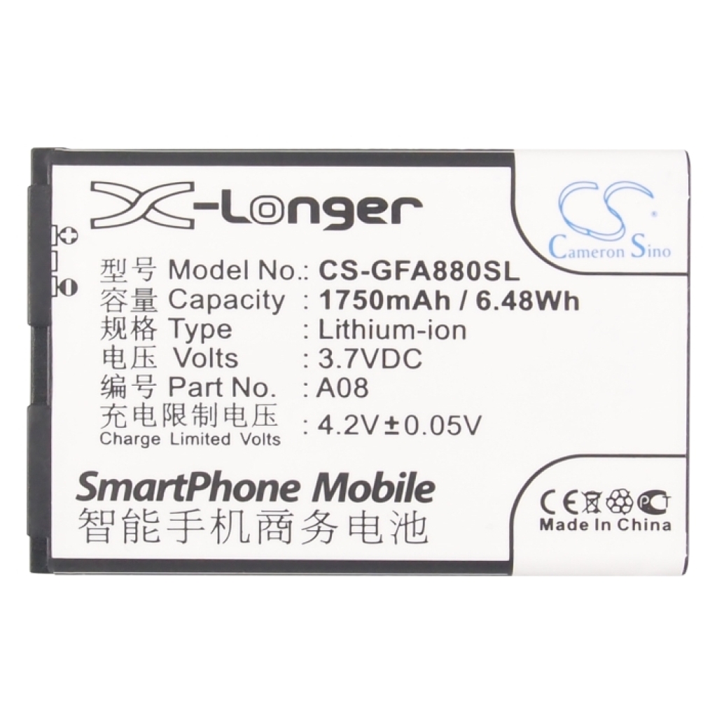 Mobile Phone Battery GFive CS-GFA880SL